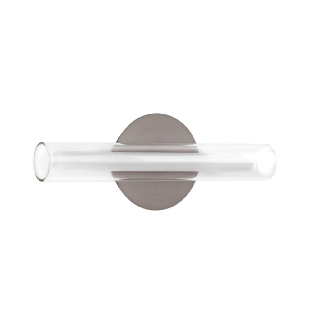 Millumine Applique led salle de bain métal et verre Gris