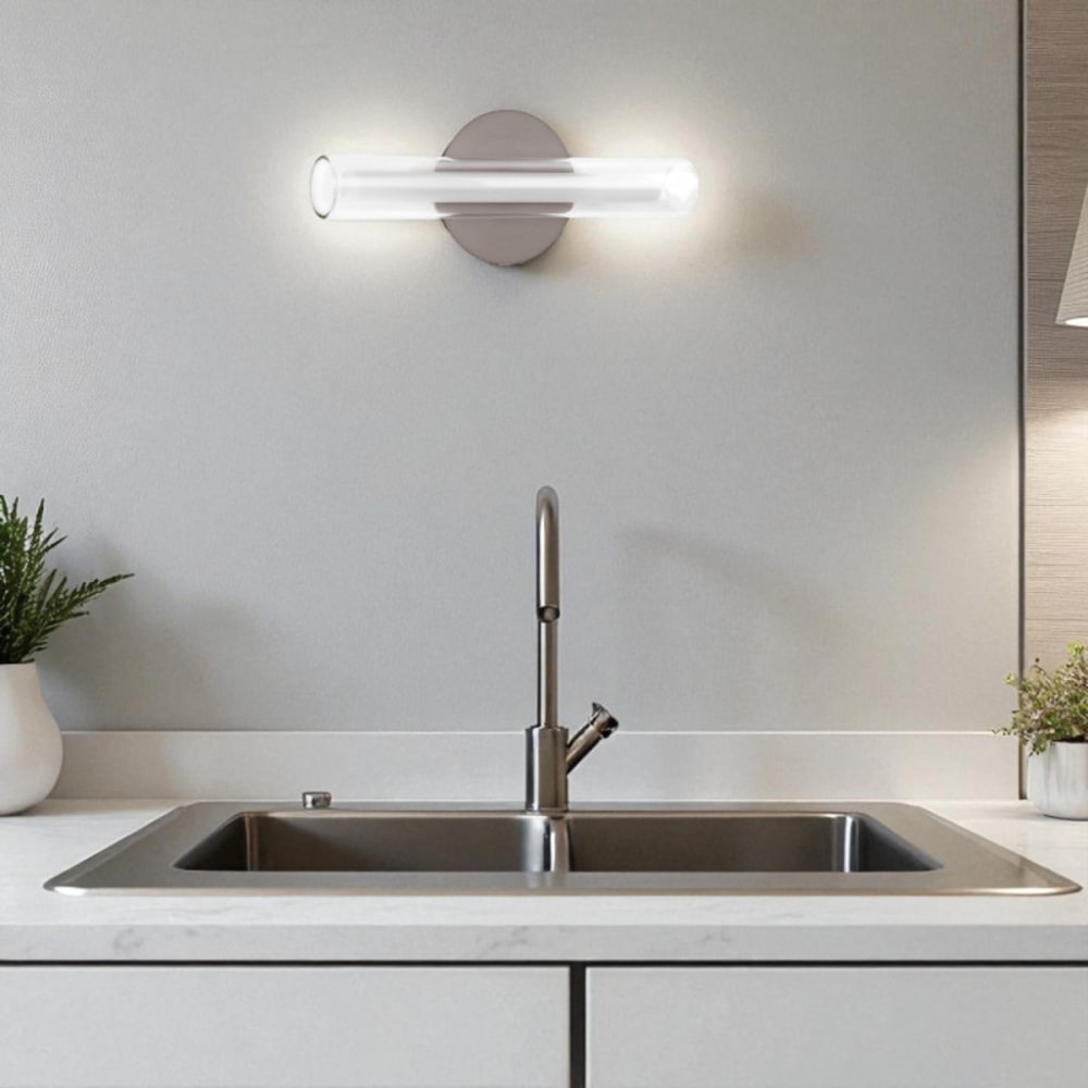 Applique led salle de bain métal et verre - Maisons du Monde