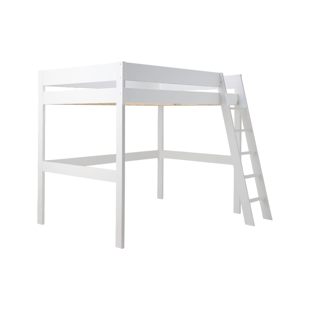 CAMIF - Lit mezzanine effet bois blanc