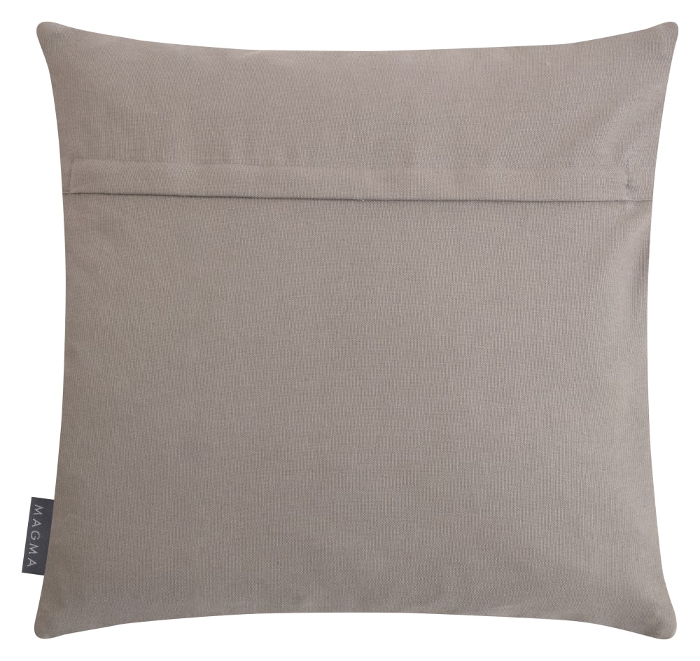 Housse de coussin velours chenille bouclette gris - 45x45 - Maisons du Monde