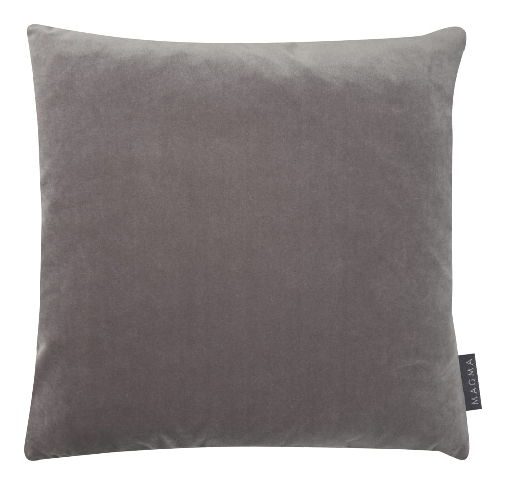 Housses de coussin douces gris-lot de 2-45x45 - Maisons du Monde
