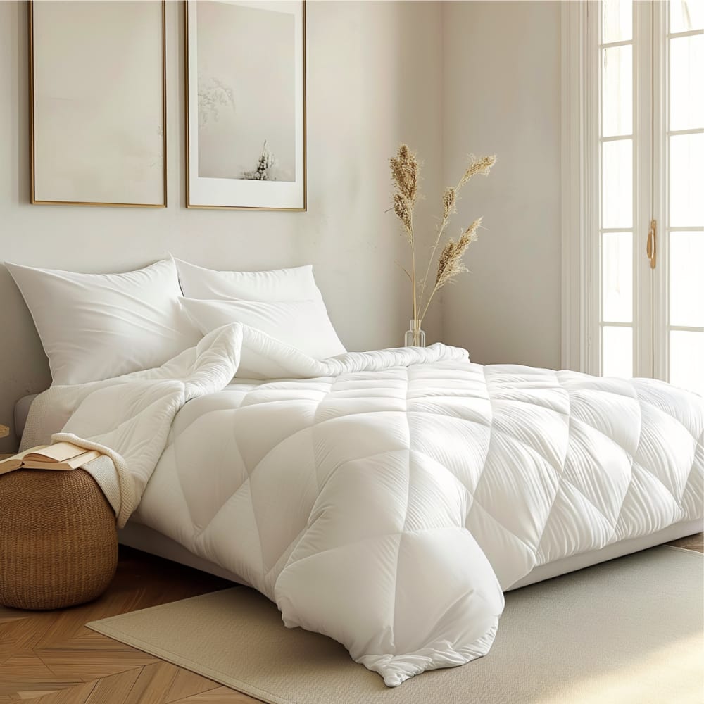 Couette microfibre - chaude 140x200 cm - Maisons du Monde