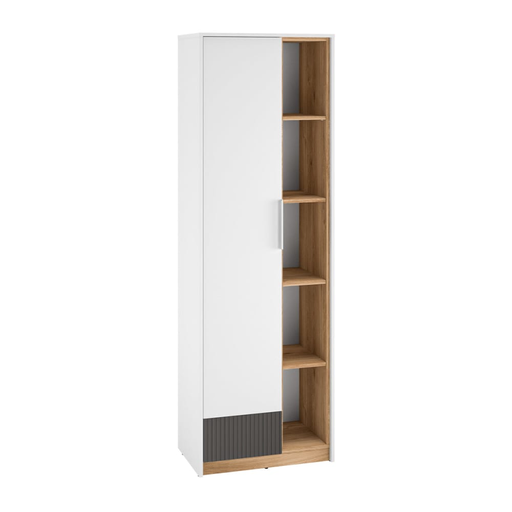 Petits meubles Schrank 1-türig Vorderseite MDF Weiß Weiß Spanplatte