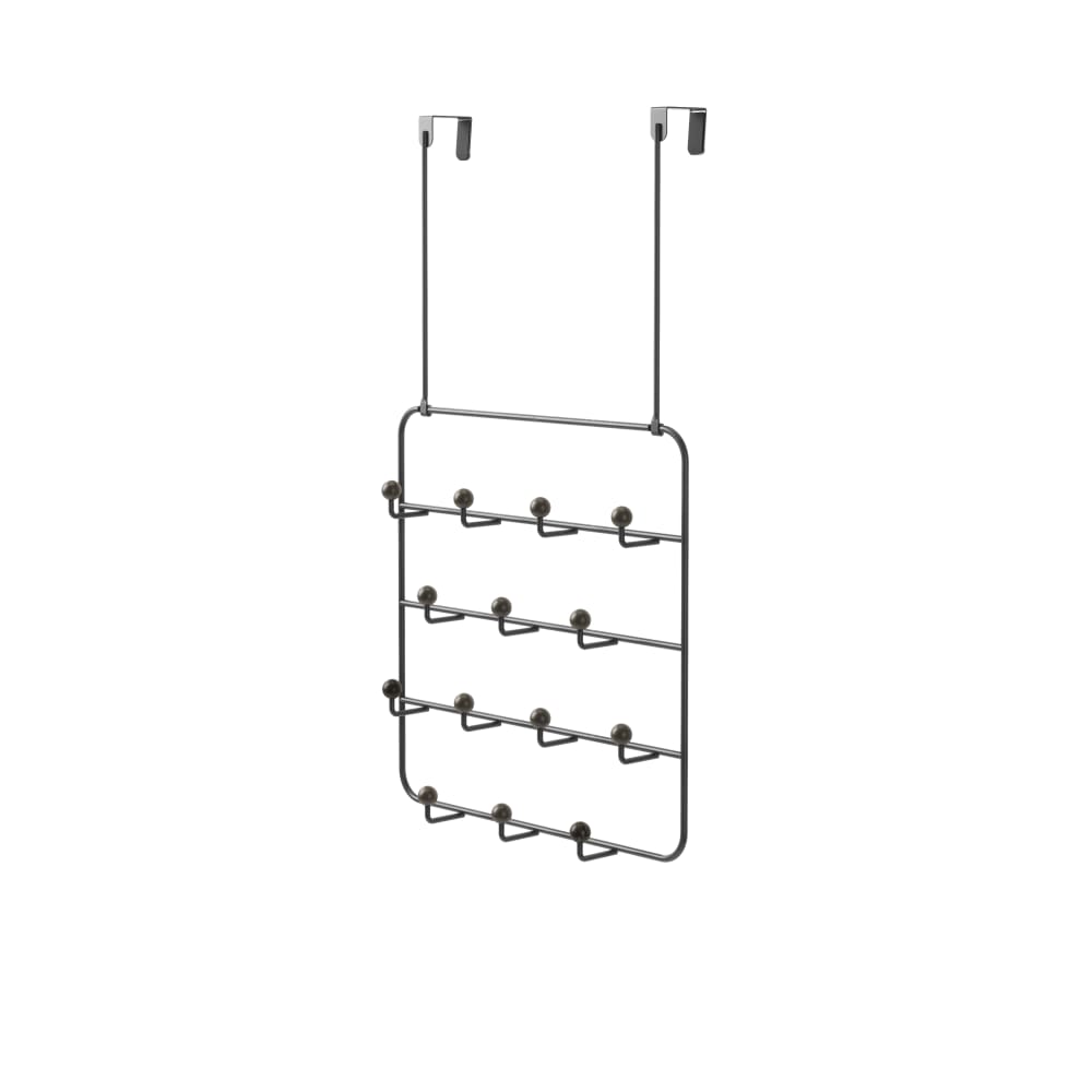 Umbra Organiseur fixation murale ou dessus de porte en métal noir style contemporain