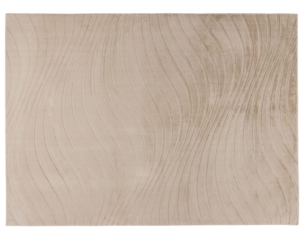 Tapis en 100% polyester crème 120x170 cm — vue 3