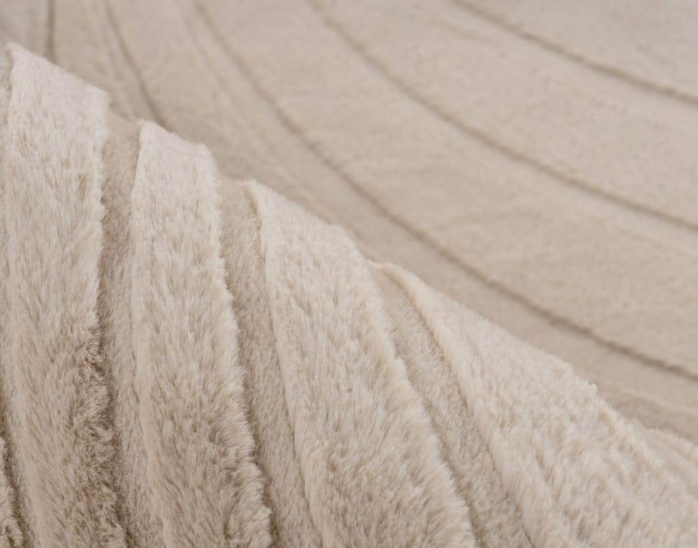 Tapis en 100% polyester crème 120x170 cm — vue 4