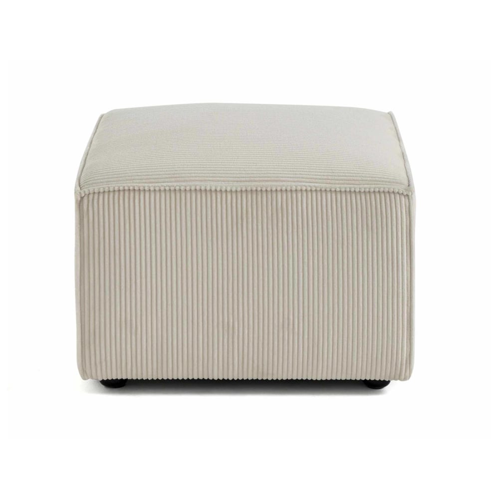 Pouf d'appoint en velours