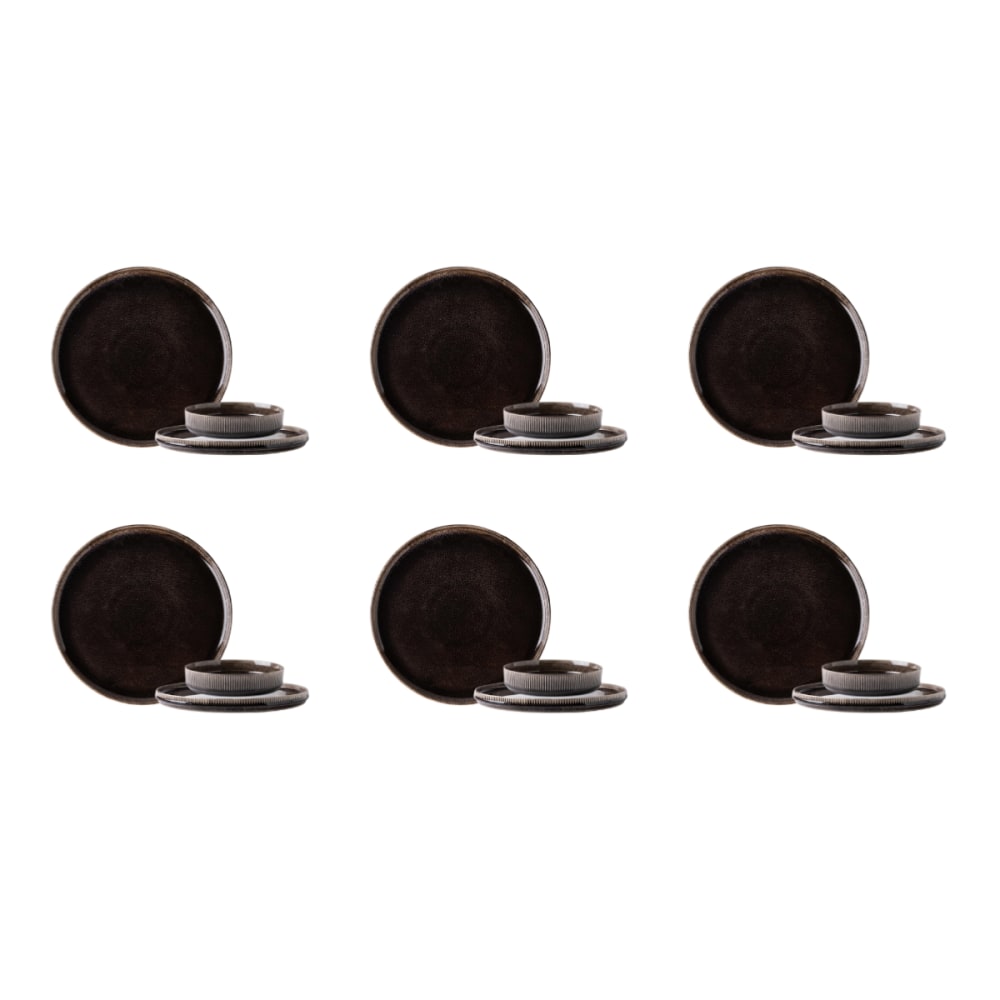 LAGUIOLE CUISSON Service 18 pièces marron - Porcelaine