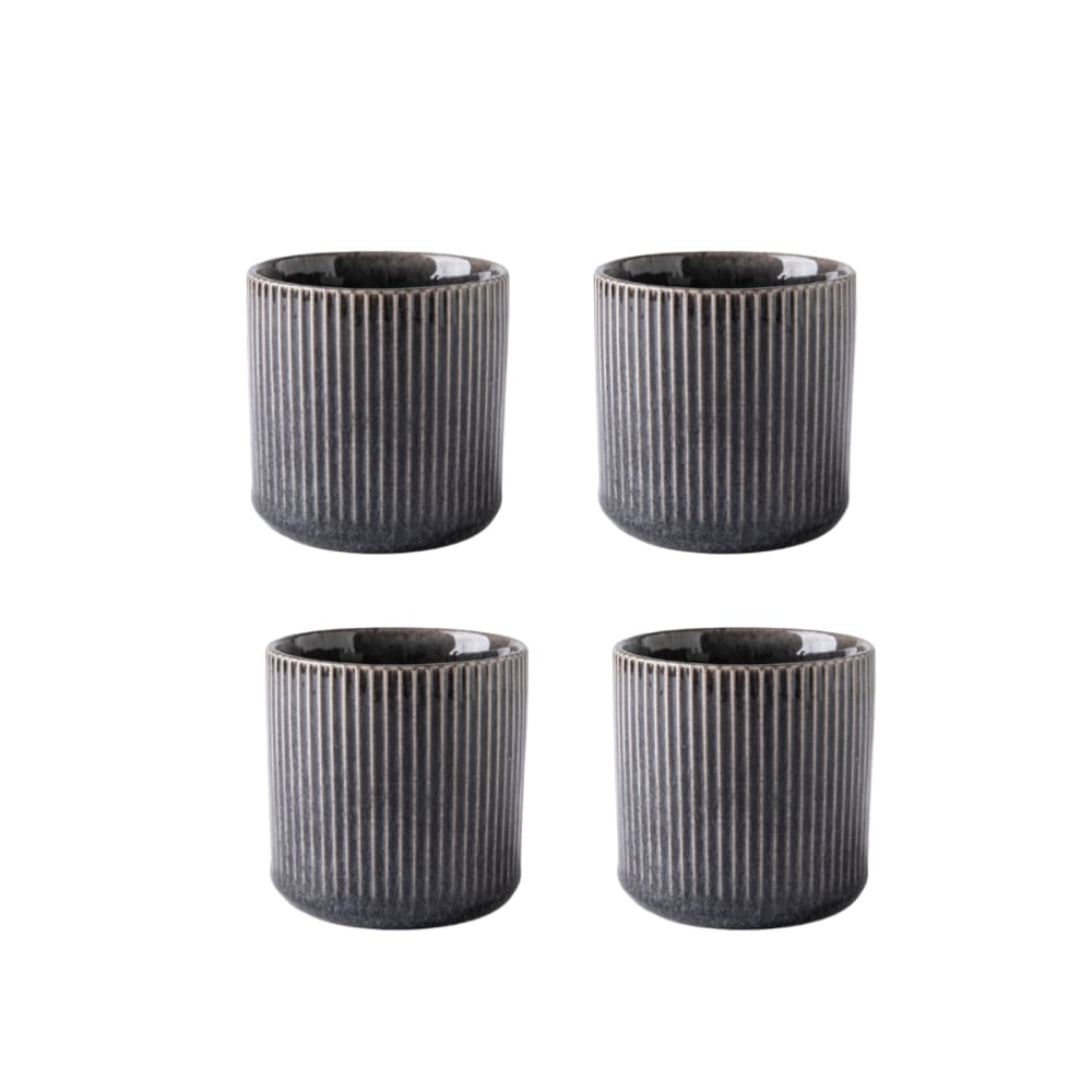 Lot de 4 tasses noir Lot de 4 tasses noir