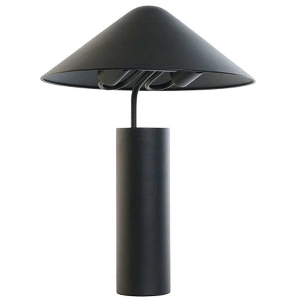 Lampe à poser rétro métal noir 39x39x45cm - Maisons du Monde