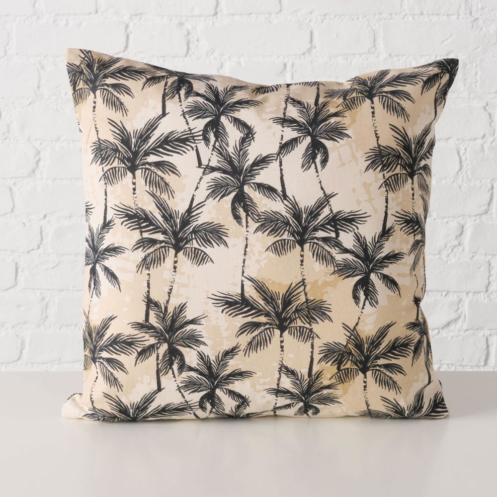Coussin carré palmiers 45x45cm - Maisons du Monde