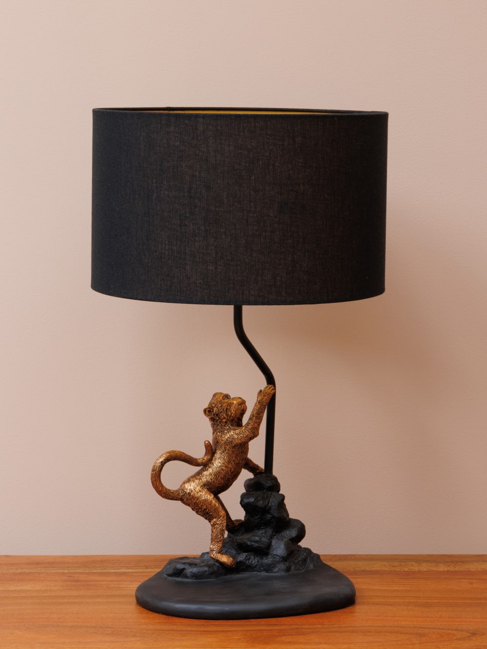 Lampe à poser en résine noir - Maisons du Monde