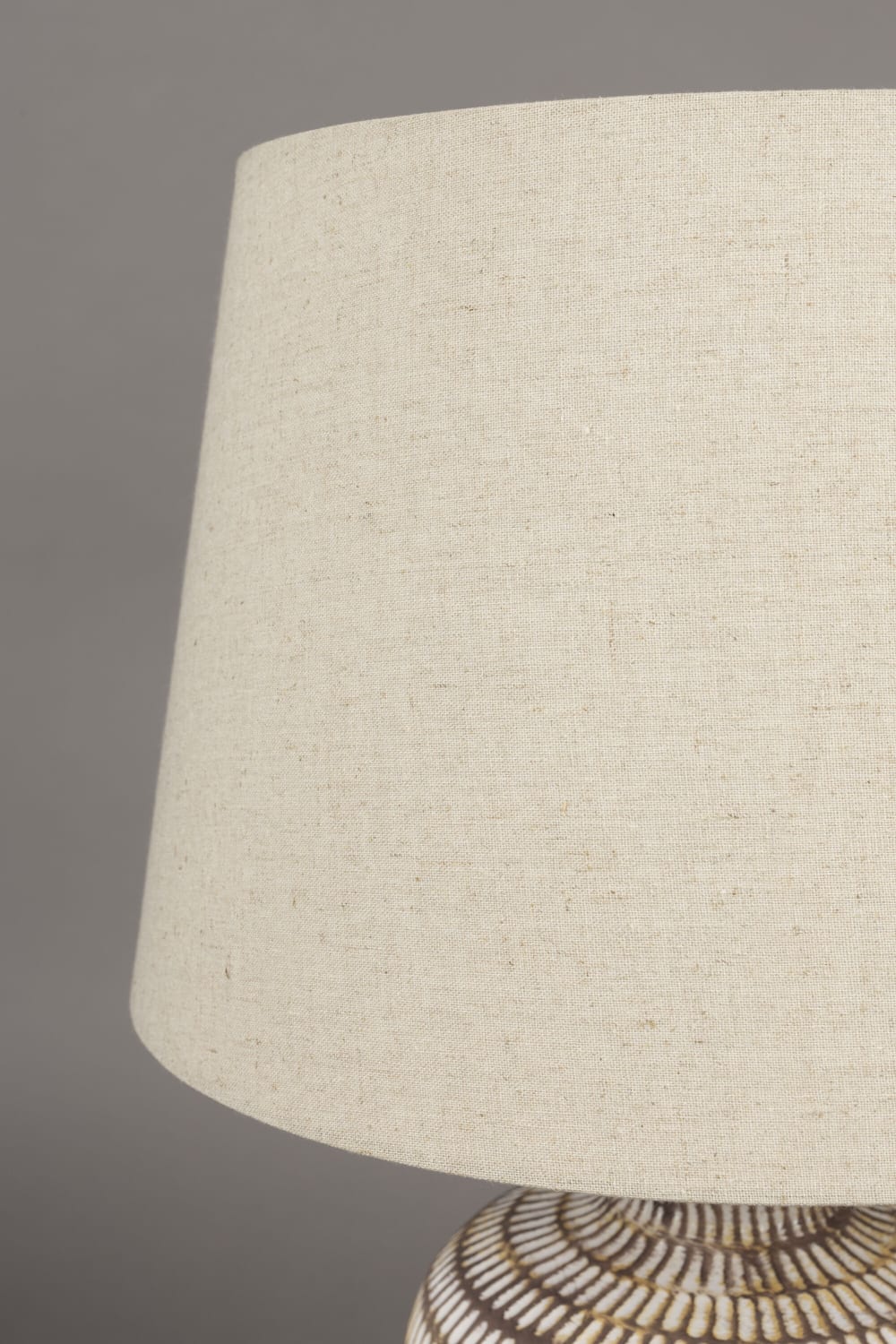 Lampe à poser en céramique beige — vue 4