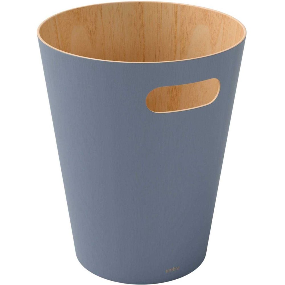 Umbra Corbeille en bois bleu H28