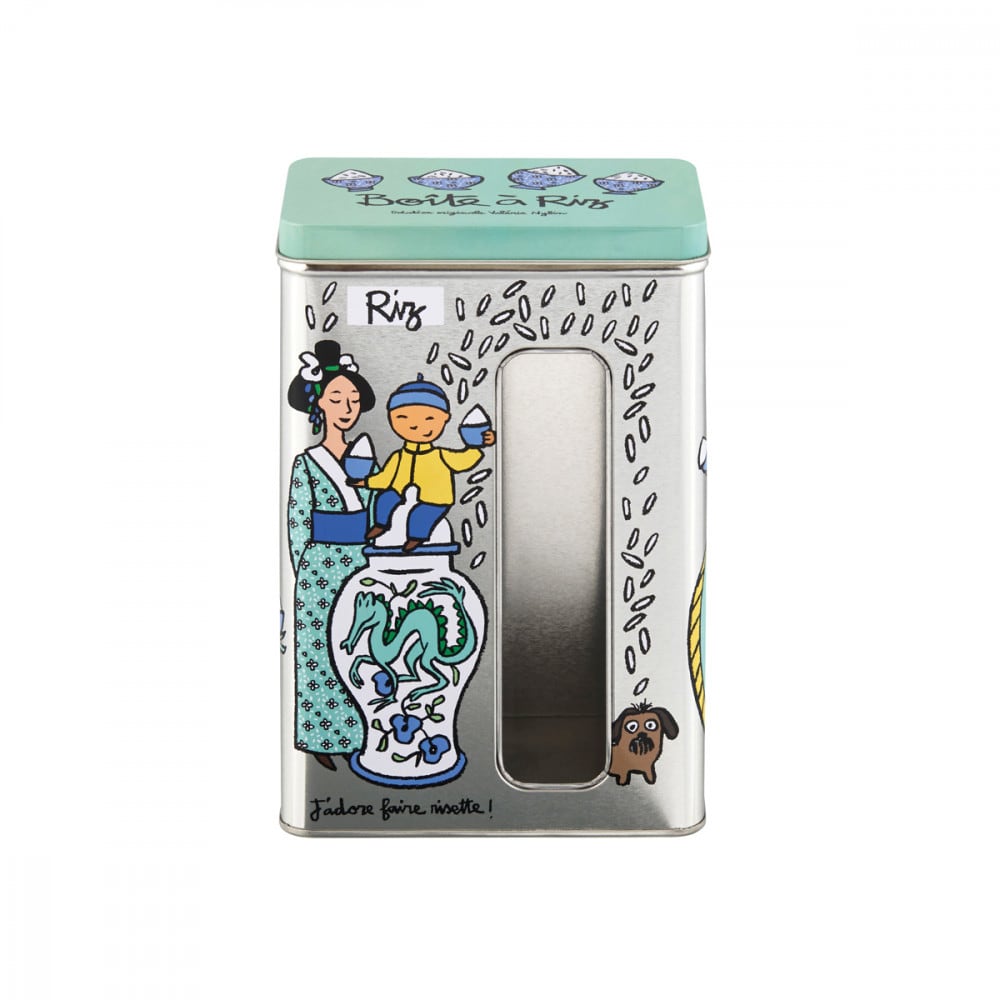 derriére la porte Boite à fenêtre riz en métal multicolore 2200ml style contemporain