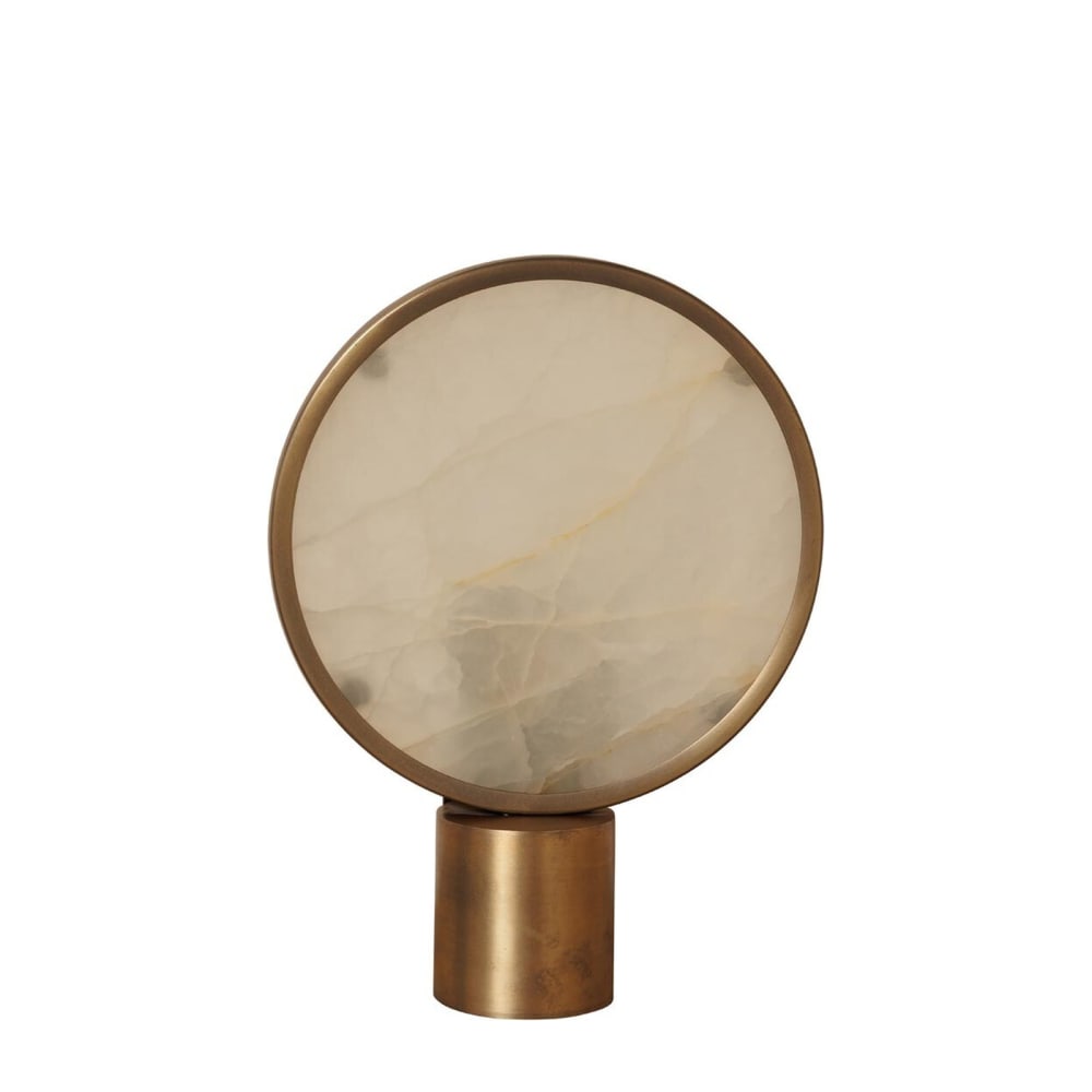 Lampe à poser en métal - cuivre