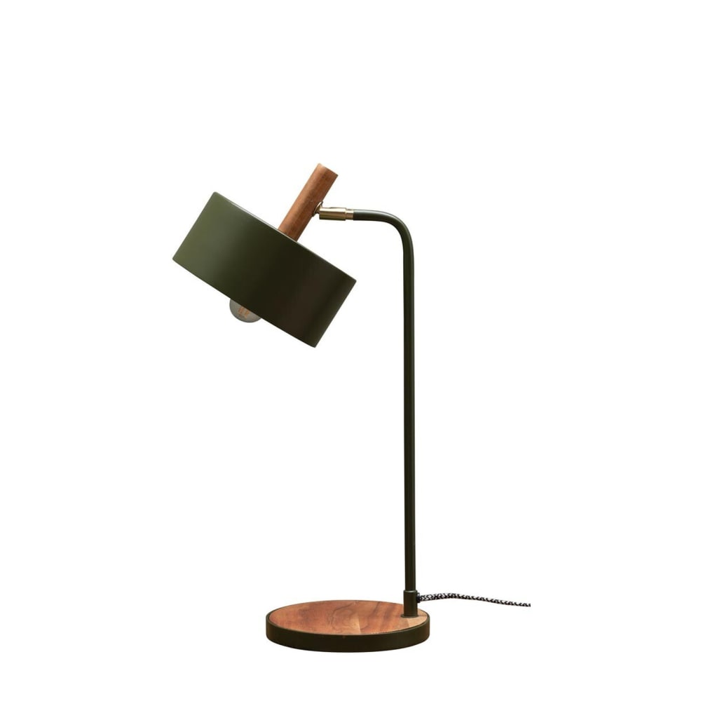 lampe à poser en métal - vert