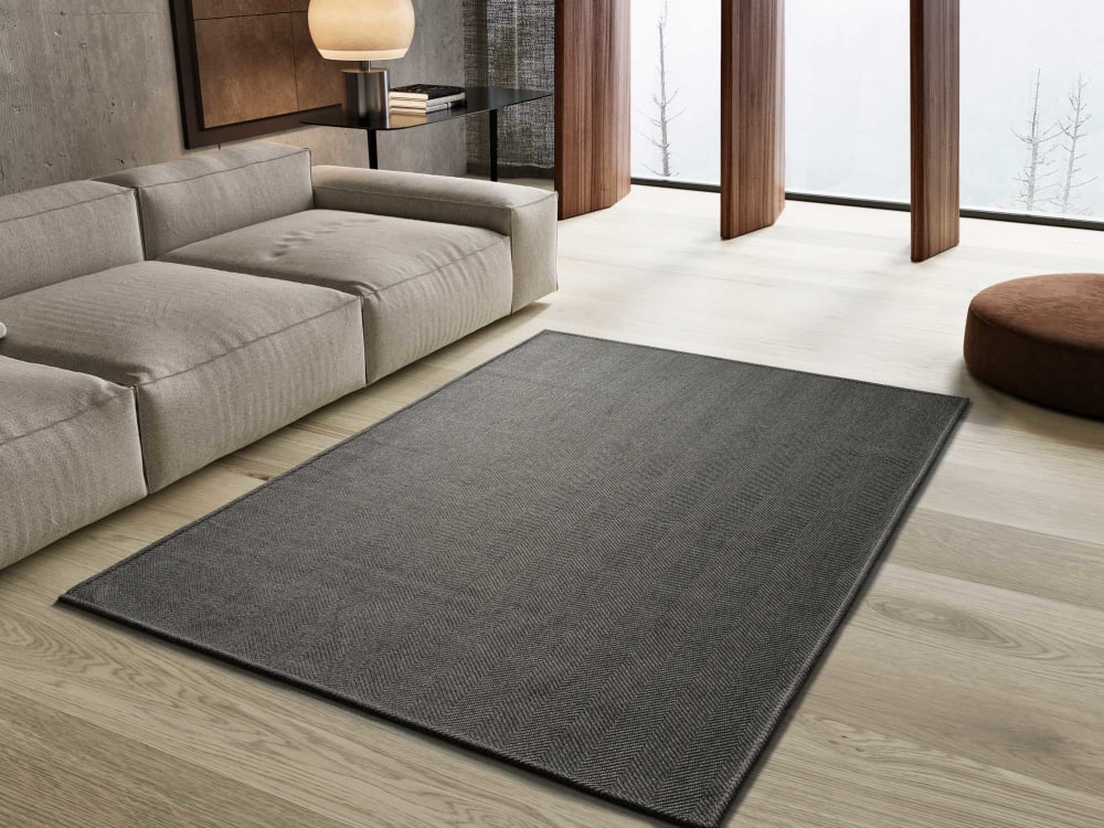 Tapis lavable anthracite 160x230 cm — vue 3