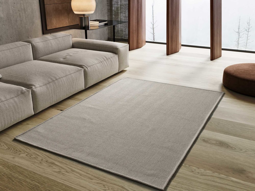 Tapis lavable beige 120x170 cm — vue 3