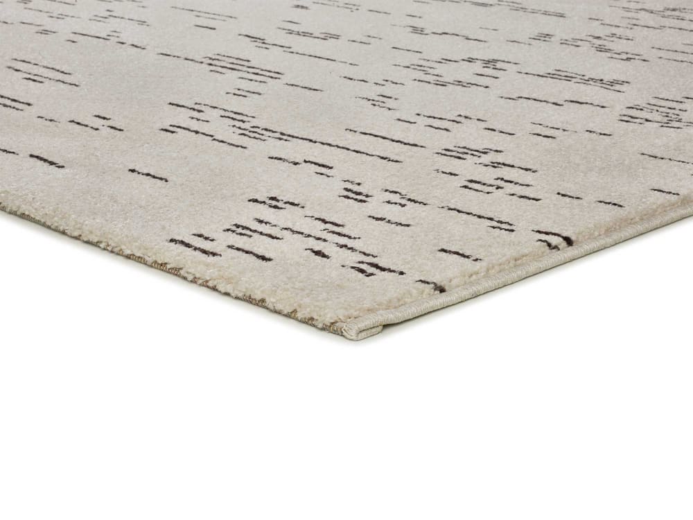 Tapis abstrait blanc/noir 160x230 cm — vue 4