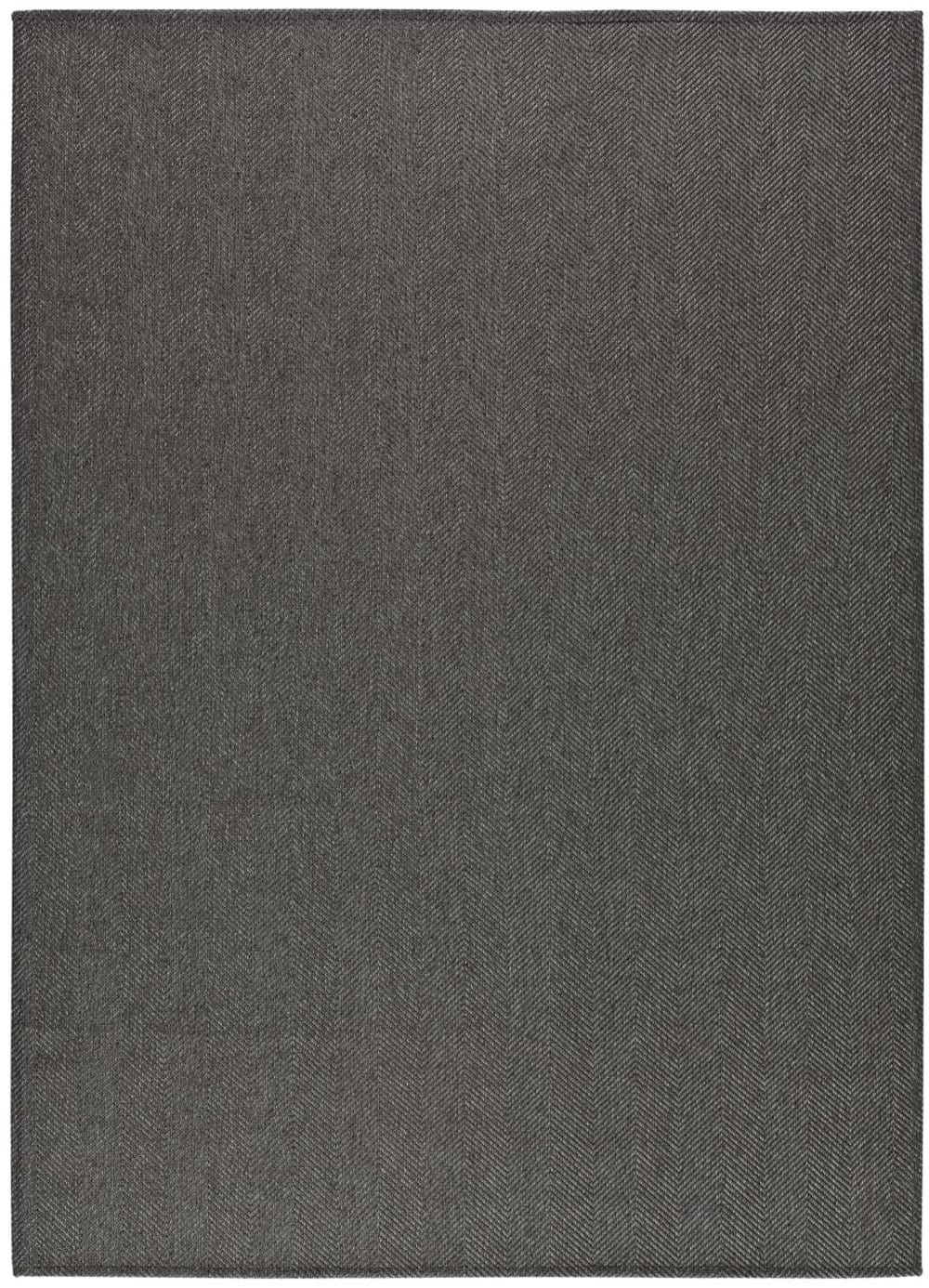 Tapis descente de lit lavable anthracite antidérapant 60x120 cm