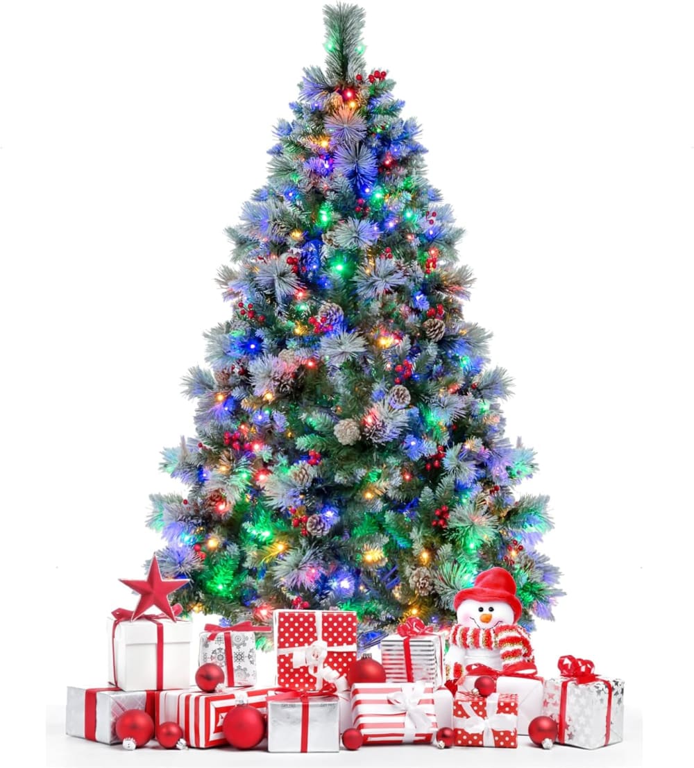 Sapin de noël artificiel avec 747 branches blanc 185 cm - Maisons du Monde