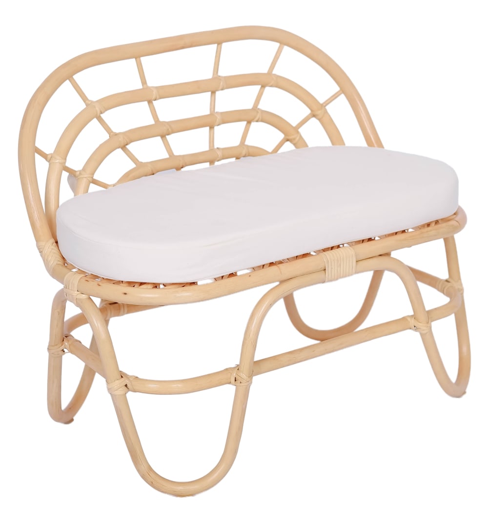 Sofa - Canapé pour enfants en rotin naturel