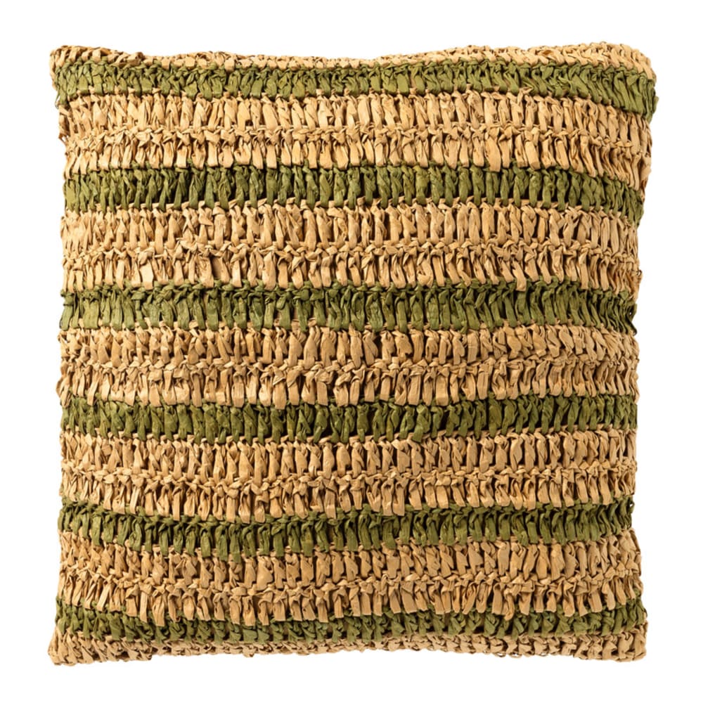 Dutch Decor Coussin vert 45x45 cm style contemporain - Coton