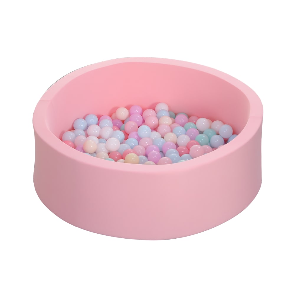 Mobili Rebecca Spielzeug-Pool mit 200 bunten Bällen, rosa, H 28 x Ø 90 cm style modern Schwamm Kinder