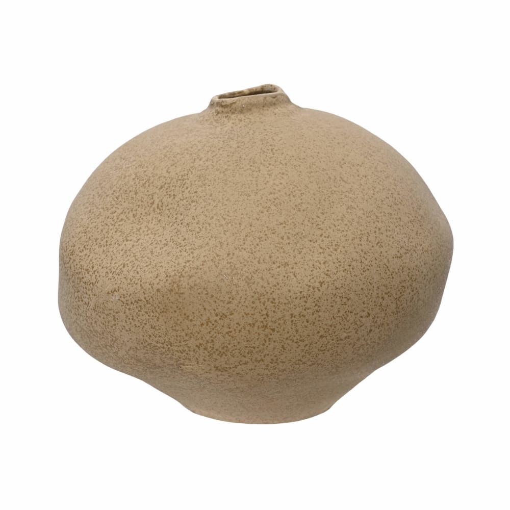 Mobili Rebecca Vase aus Terrakotta, H 22 cm, hellbraun style modern - Terrakotta