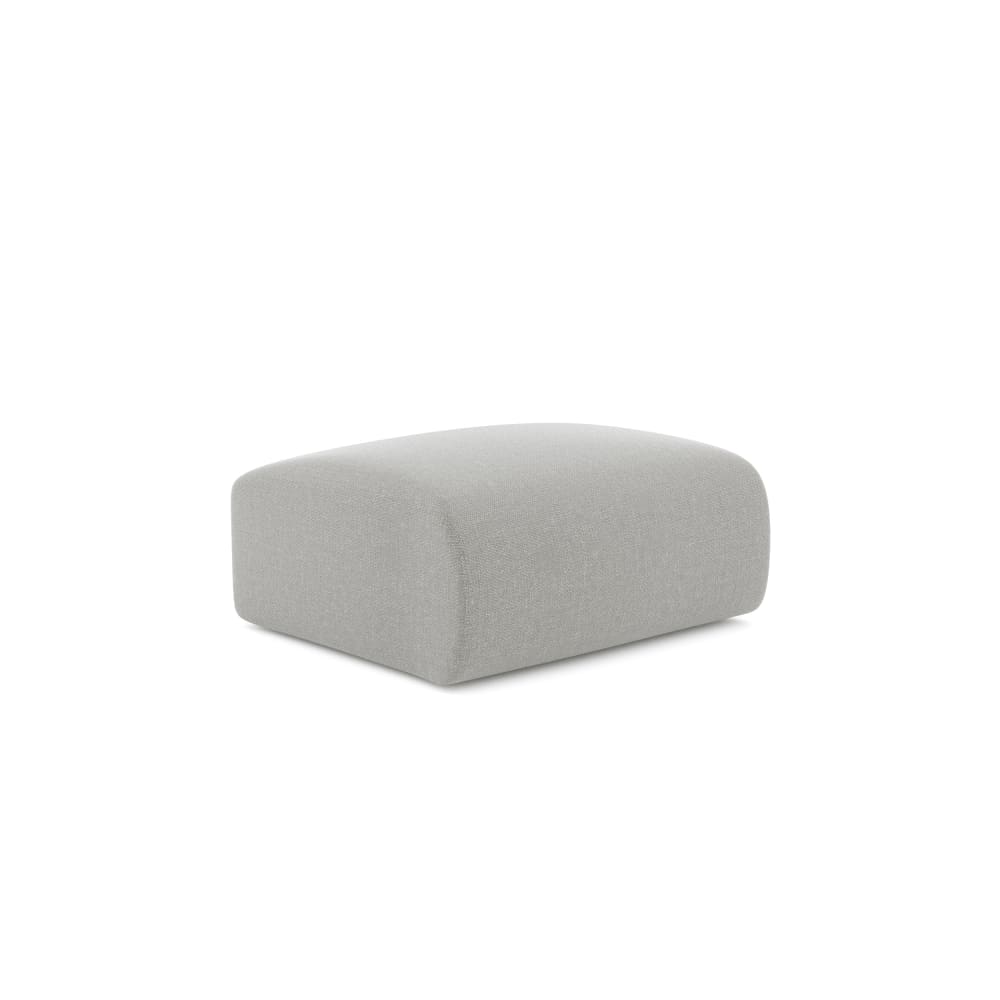 Pouf en tissu tramé