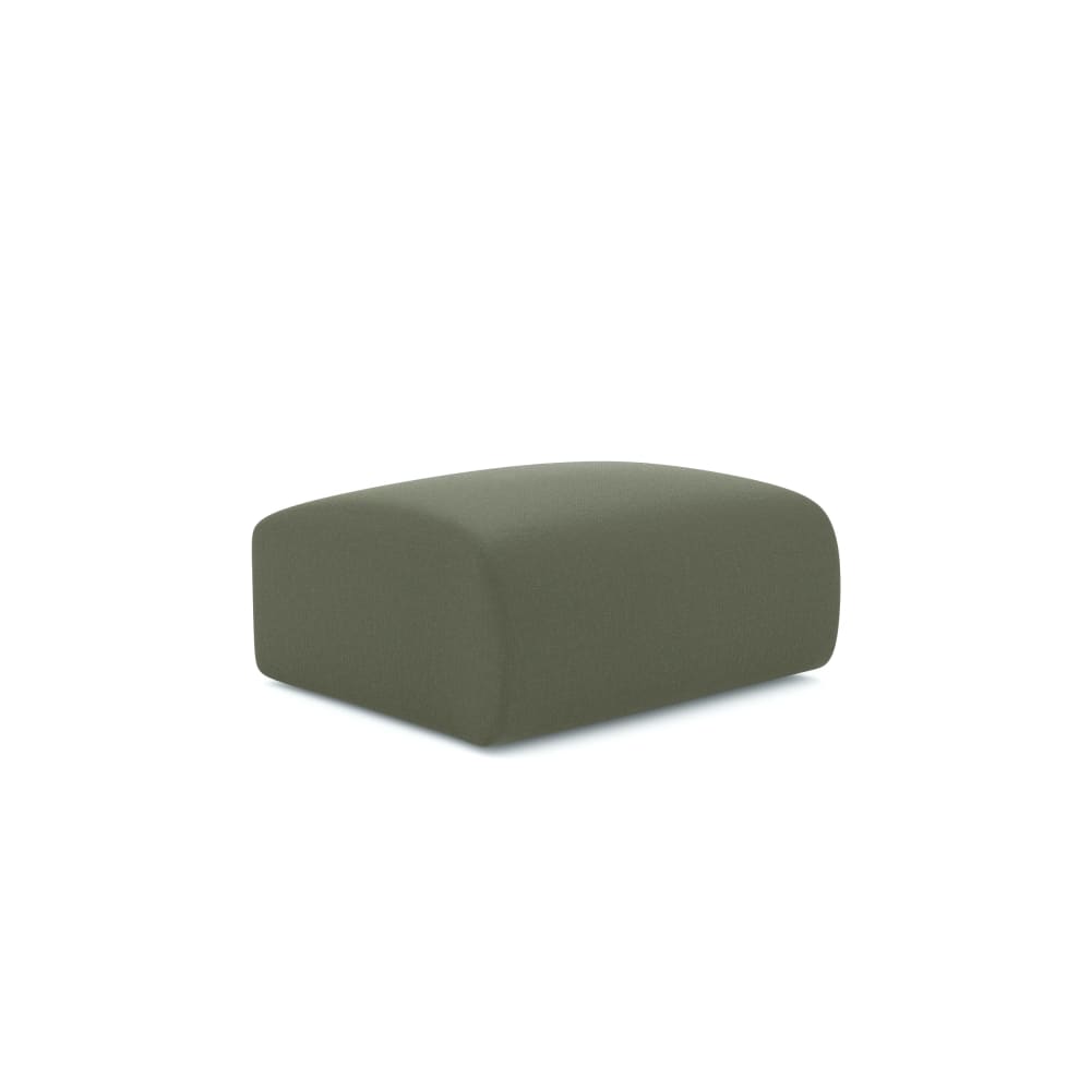 Pouf en tissu tramé