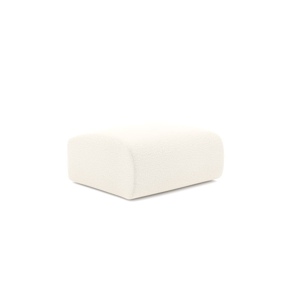 pouf en tissu bouclette