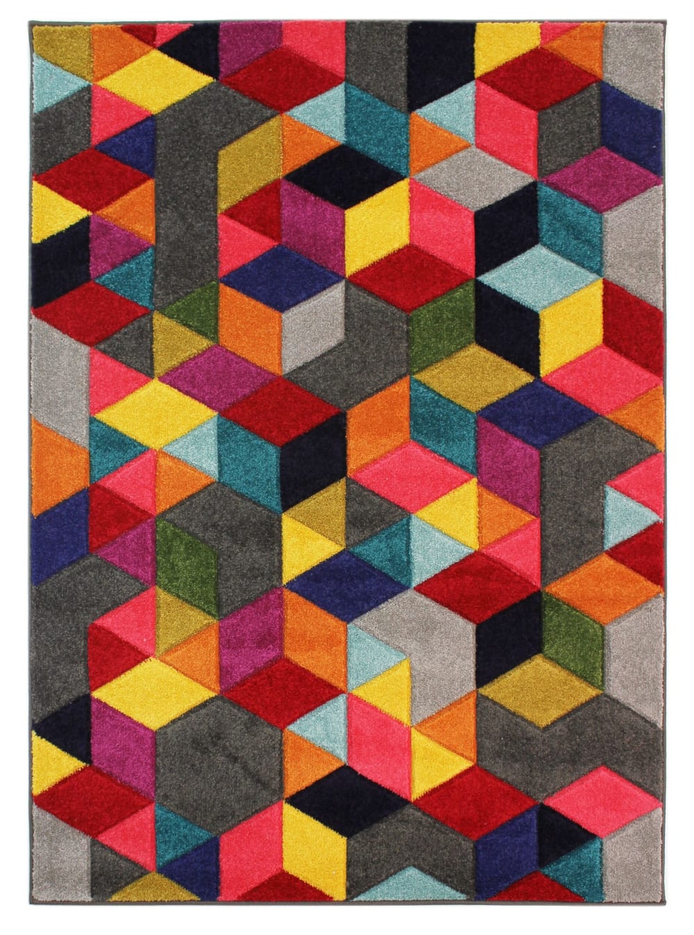 Flair Rugs Tapis design multicolore style contemporain - Pp - Polypropylène