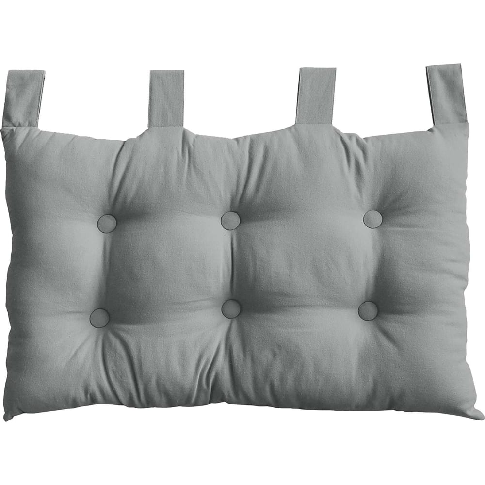 Tête de lit coussin à suspendre gris clair 70 x 45 cm