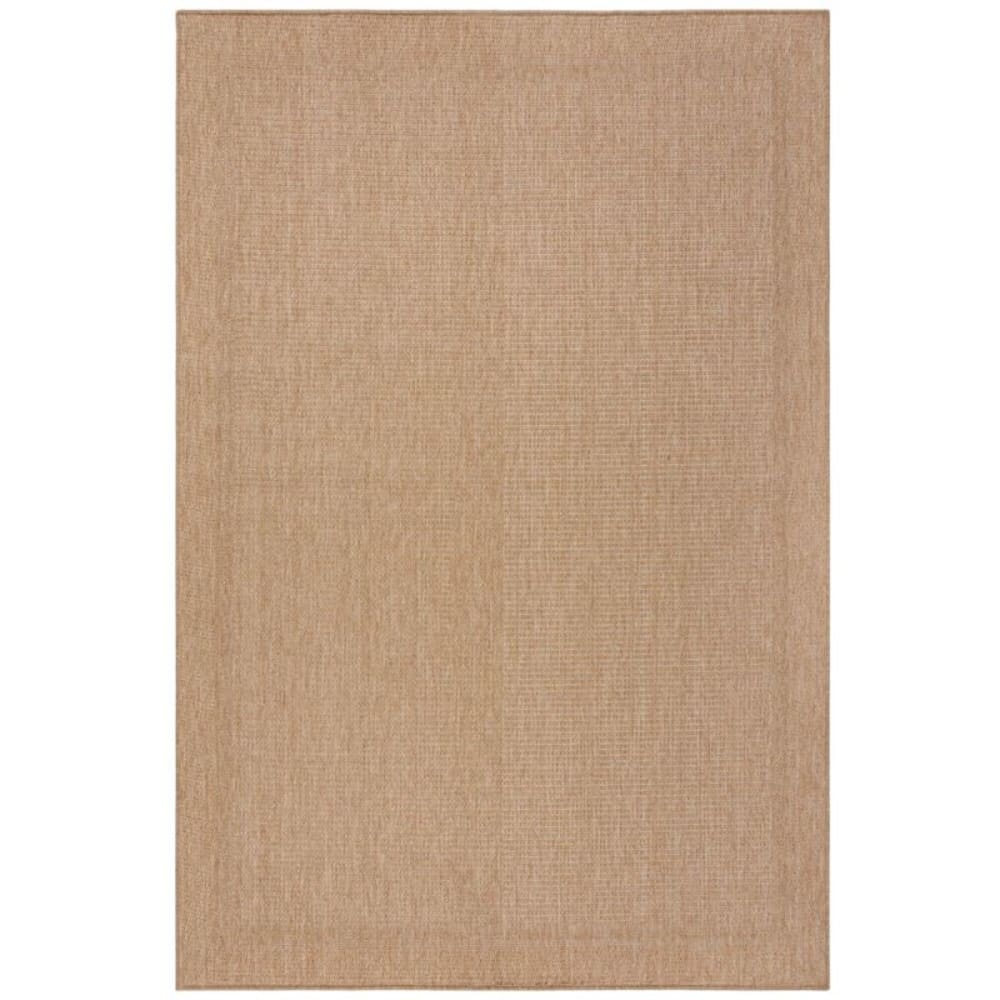 Flair Rugs Tapis d'extérieur en polypropylène beige 160 x 230 - Pvc - Poly Chlorure De Vinyle