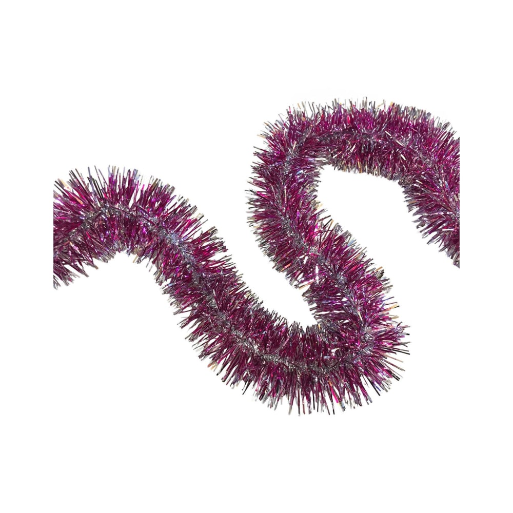 Dmora Fuchsia Rosen Plastik-Weihnachtsdeko style modern Rosa Pp - Polypropylen