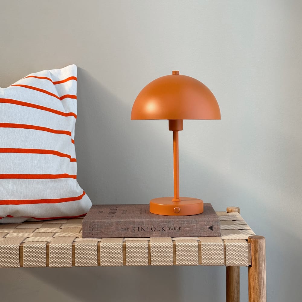 Lampe à poser en métal terre cuite mat - Maisons du Monde