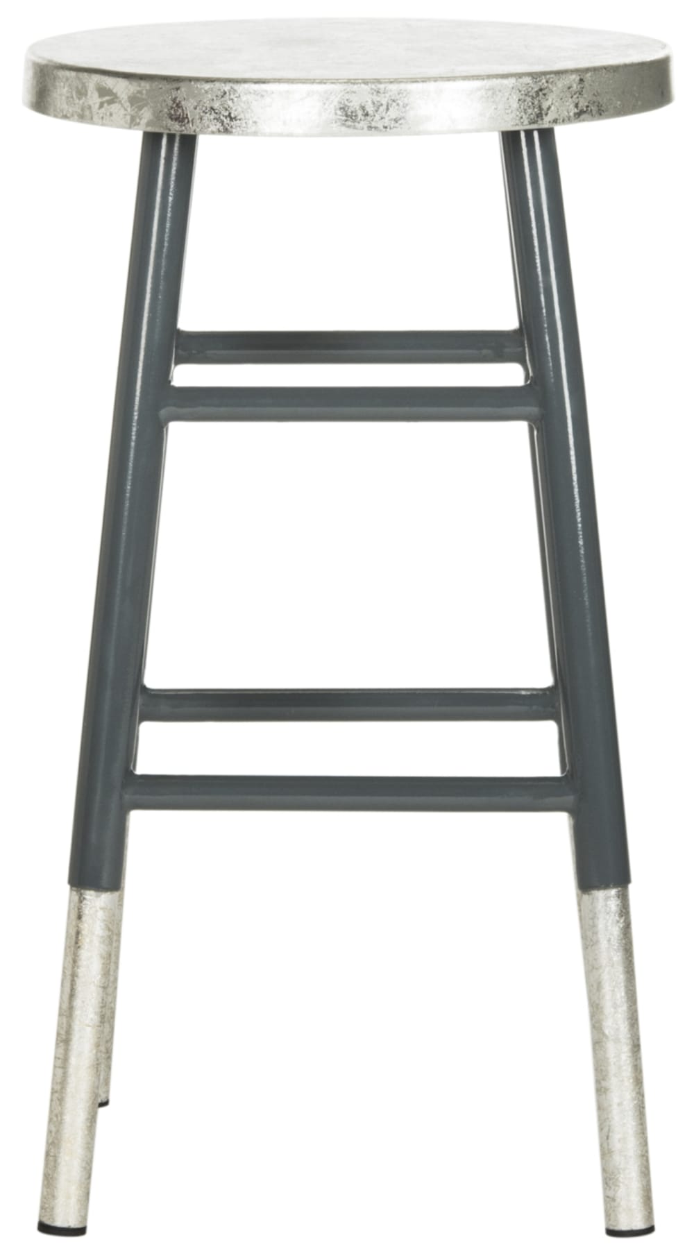Safavieh Thekenhocker aus Eisen, Silber style modern Silber Stahl