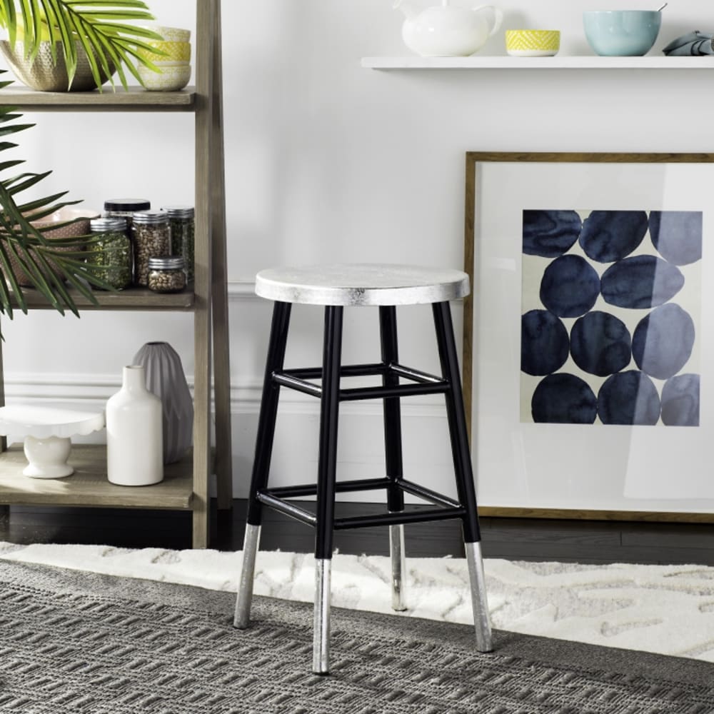 Thekenhocker aus Eisen, Schwarz - Maisons Du Monde