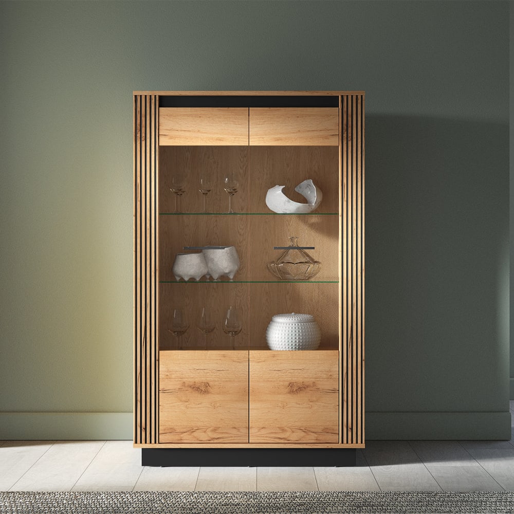 Solal 2-türiges Geschirrregal Front MDF Holz - Maisons Du Monde