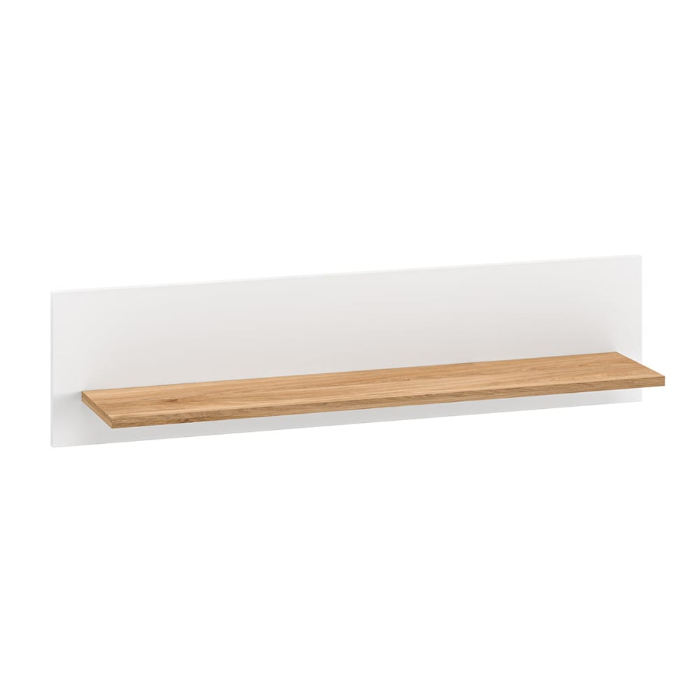 Étagère murale 94cm panneaux mélaminés blanc Étagère murale 94cm panneaux mélaminés blanc