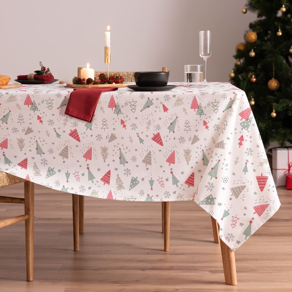 Mantel navidad algodón 155x240 cm
