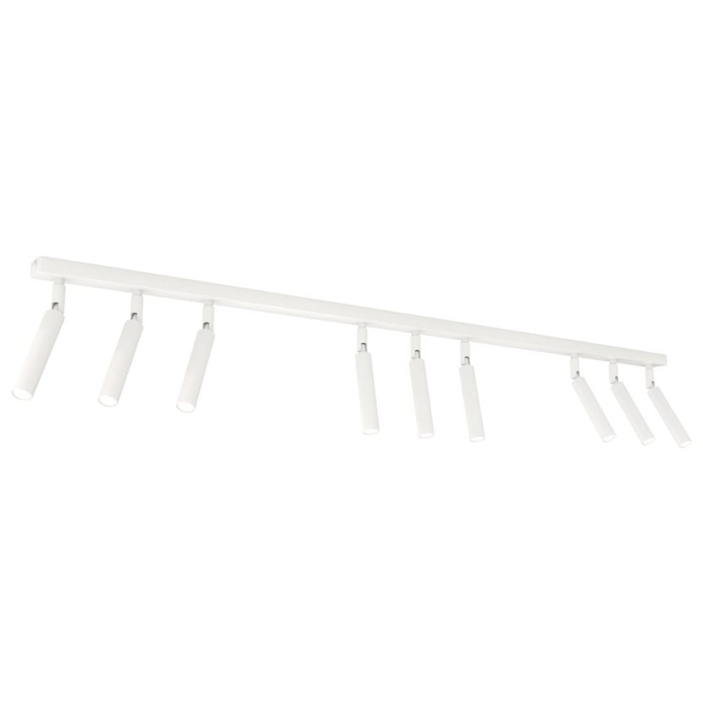 Plafonnier en métal blanc, H: 18cm