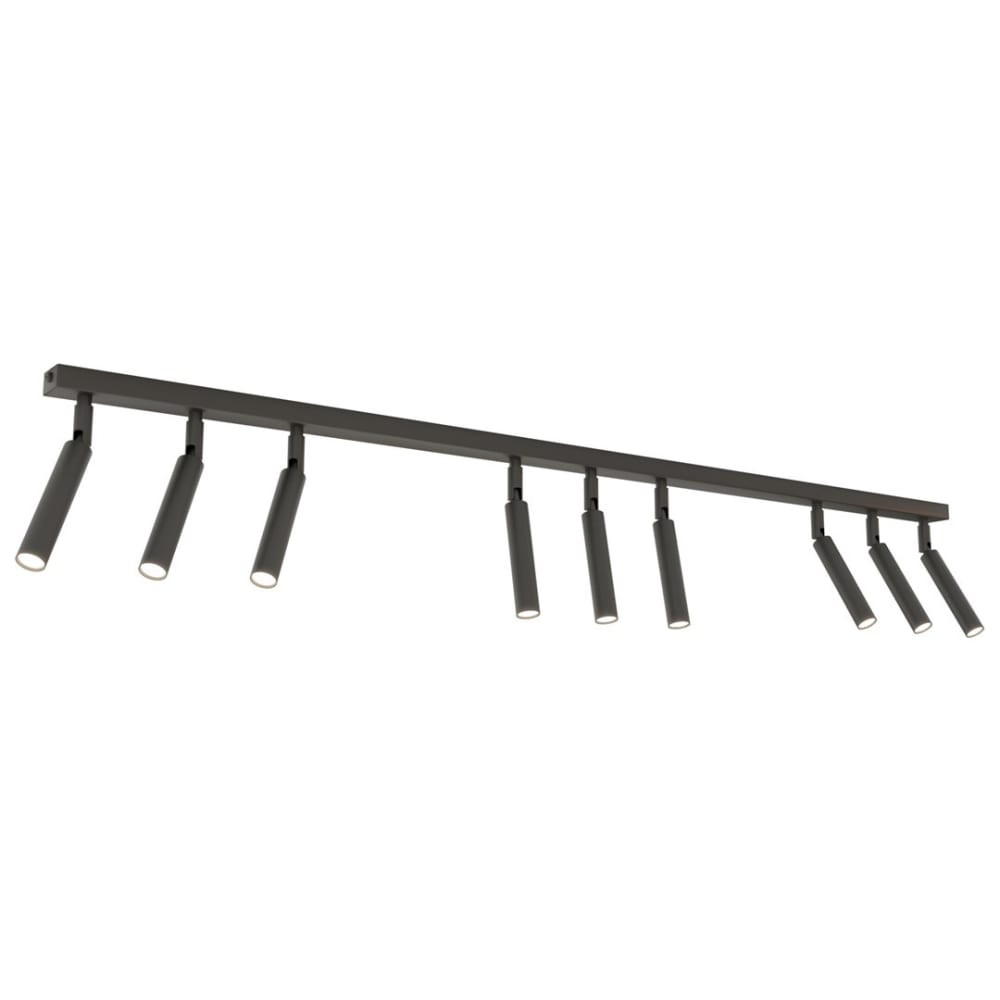 Plafonnier en métal noir, H: 18cm