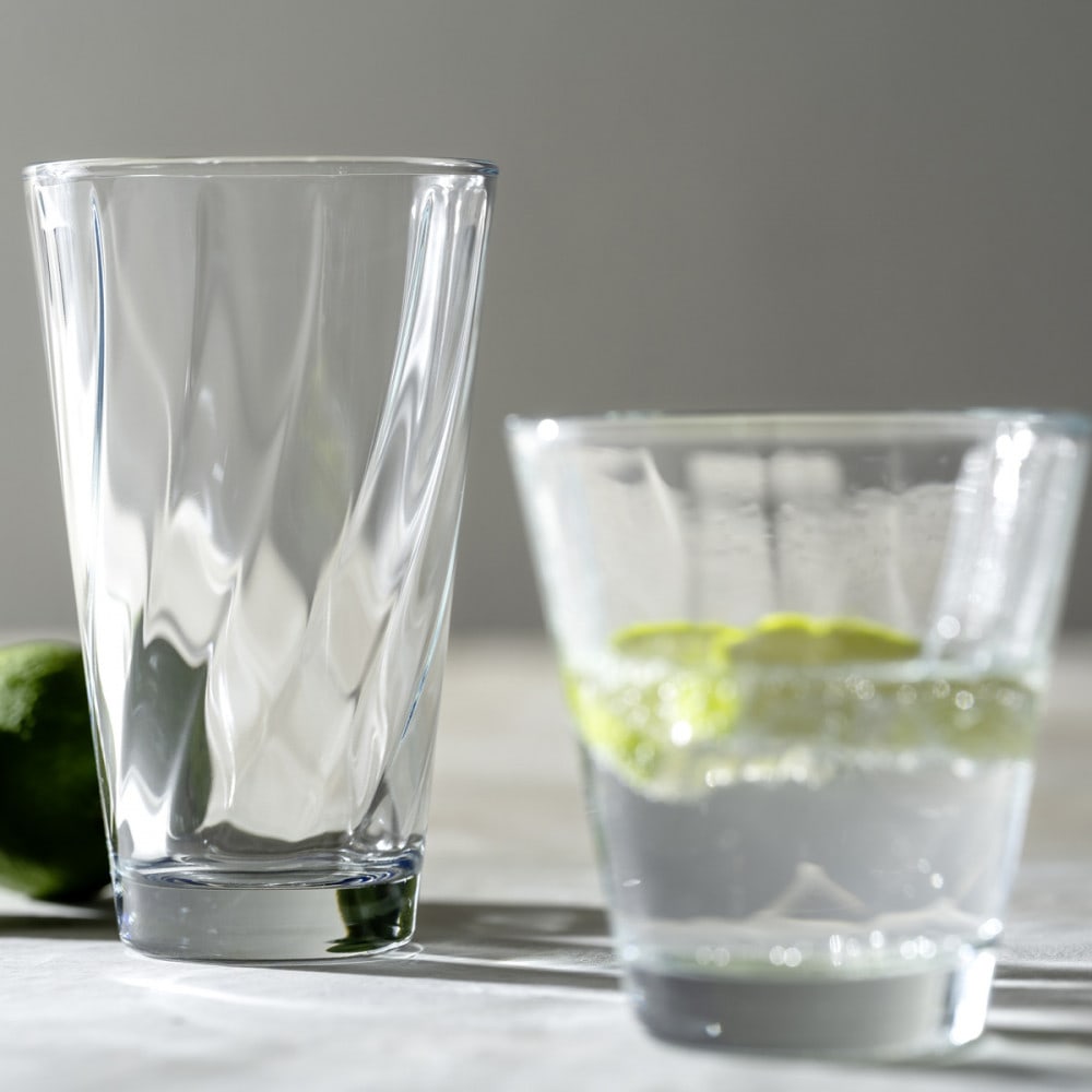 Lot de 12 verres à eau 215 et 300ml - Maisons du Monde