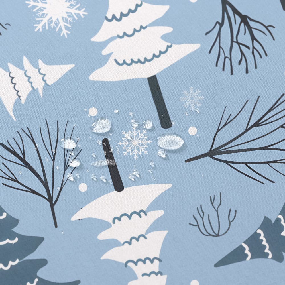 Wasserdichte Weihnachtstischdecke aus Baumwolle, 160x200 cm -