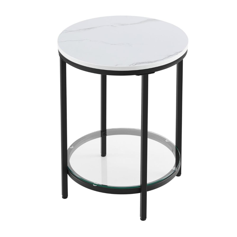 Bout de canapé rond - H55 cm - Noir