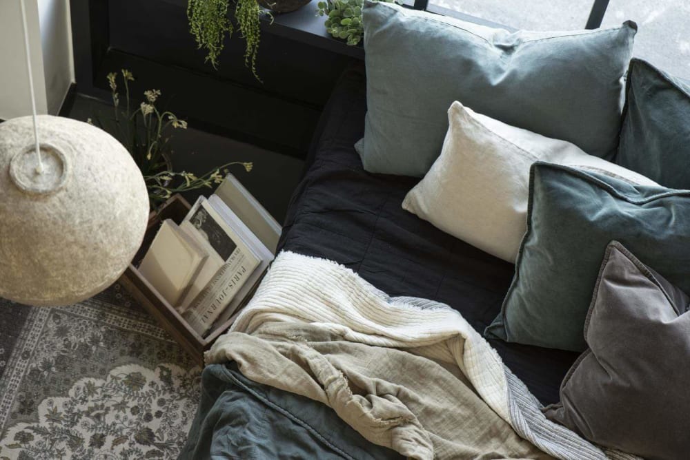 Kissenbezug Graunatur Leinen, 60 x 40 cm - Maisons Du Monde