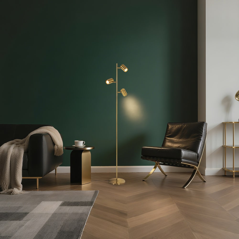 Stehleuchte 3-flammig aus Bronze - Maisons Du Monde